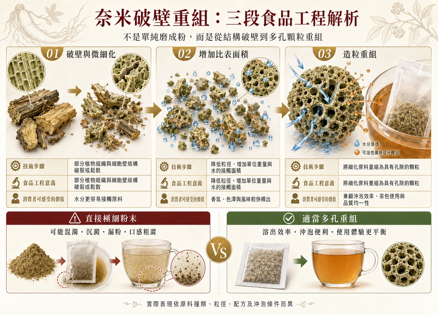 YIFOOD奈米破壁技術, 頤珍宮膳專利技術, 奈米破壁重組, 迅速低溫沖泡, 冷泡草本茶, 東方草本茶包, 無咖啡因草本茶, 藥膳燉包, 漢方燉包, 草本微細化, 草本溶出率, 台灣草本品牌, 藥膳包比較, 冷泡茶包推薦, herbal tea bag, herbal soup blend