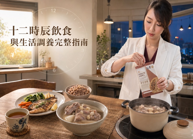 頤珍宮膳,煲湯,漢方調理,yifood,新和春,坐月子,12時辰怎麼吃,,十二經絡時辰,時辰養生飲食,中醫養生時間表,晝夜節律飲食,養生茶推薦,漢方燉包